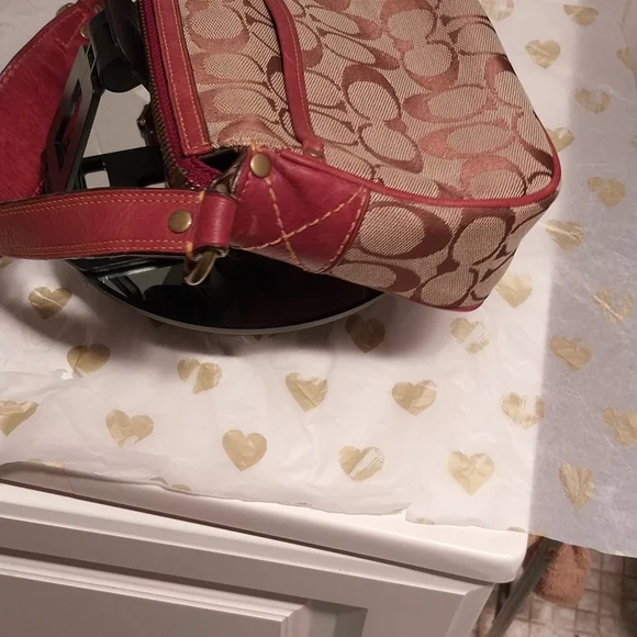 バッグ Vintage Coach Legacy suede Hand Bag COACH Legacy Satchel Hand Bag Suede Pocket 65th F/S Used